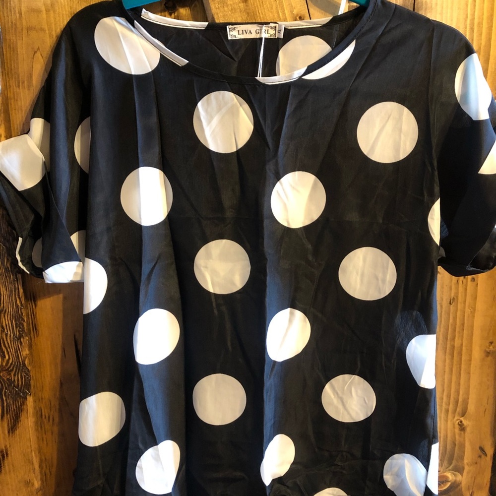 Liva Girl Women’s Polka Dot Top
